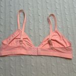 Parade Triangle Bralette sz M Bright Coral Color Bralette Orange Size M Photo 5