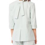 Habitual  Nat boxy linen blend blazer in sky gray Photo 2
