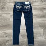 Miss Me  Low Rise Super Skinny Embellished Stretch Blue Jeans Size 26 Photo 3