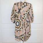 Ba&sh Cleo Mini Dress Tie Dye Oversized Ikat Print Boho Casual Size 1 (XS-2) Photo 6
