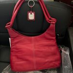 Jones New York Red Leather Bag Photo 4