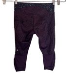 Lululemon  Athletica Pedal Pace Womens Crop Leggings Activewear Size‎ 8 Photo 3