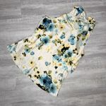 Bcx Shirt Blouse Silky Floral Top Size Large Photo 5