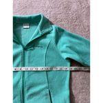 Columbia  Womens Fleece Jacket Full Zip‎ aqua Size Medium Photo 4