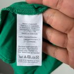 J by J. Crew Emerald Green V Neck Flutter Sleeve Tie Waist Top Size 8 Photo 6