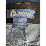 Democracy Women's Dark Wash Denim Skinny Jeans With Gold Accents Photo 3