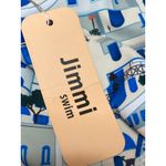 NEW Jimmi Blue Santorini Graphic Print Halter Cover Up Two Piece Bikini Set Sz M Size M Photo 3