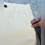 ZARA Cotton/Linen Blend Oyster White High Waist Ankle Cropped Pants NWOT Sz M Photo 2