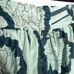 Anthropologie  Troubadour Waterlily Floral Striped Circle Skirt 4P Green Workwear Photo 10