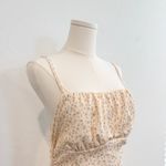 SheIn Ditzy Floral Ruched Bodycon Cami Mini Dress Vacation Summer Party Large Photo 3