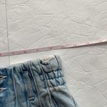 ZARA  paper bag ribcage shorts Light wash women’s size 00 NWT High rise Photo 7