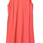 Daniel Rainn  Coral Sleeveless Pleated Back Mini Dress Womens S Preppy Casual Sun Photo 0