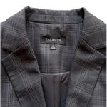 Talbots  Women Gray Plaid Button Front Wool Blend Lightweight Blazer Jacket Sz 6 Photo 6