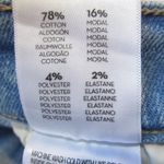 NWT Mother Mid Rise Dazzler Ankle Fray in Hopeless Romantic Stretch Crop Jean 32 Blue Photo 7