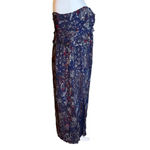 IRO  Somov Paisley Lurex Jacquard Halter Midi Dress in Blue 36 Womens Cocktail Photo 5