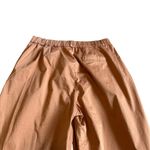 Maeve Anthropologie Rust Orange Curve Poplin Barrel Pants Cropped Size Small NWT Photo 9