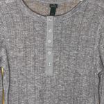 Wild Fable Gray Long Sleeve Henley, NWT, M Photo 4