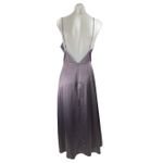 NBD Purple Satin Lace Cutout Sleeveless Cami Camisole Midi A-line Slip Dress S Photo 1