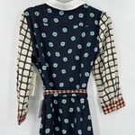 Eliza J NWT  Geo Print Belted Shirtdress Collar Midi Button Closure Bold Photo 7