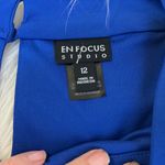 Enfocus Studio NWT En Focus Studio Royal Blue Empire waist Sequins Maxi Dress Sz 12 Photo 11