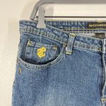 Rocawear  Jeans Womens 13 Bootcut Zipper  Pockets‎ Flare Wide Red Logo Y2K Retro Photo 5
