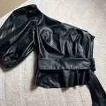 Sachin + Babi  One Shoulder Leather Top Photo 0