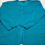 Cable & Gauge  Turquoise Cardigan Photo 11