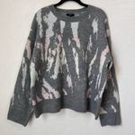 Rails NWT  Virgo Grey tie dye crewneck sweater size L Photo 1