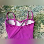 Profile by Gottex pink ruched one piece swim dress, size 8 Photo 2
