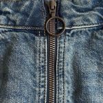 Free People EUC  Zip Front Denim Skirt Size Small Photo 5