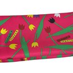 Clinique x Donald Tulip Floral Cosmetic Bag – Pink Zip Pouch – NWOT Photo 1