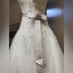 Casablanca Bridal Gown with Lace Details White Size L Photo 10