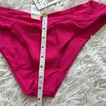 l*space New L* Women’s Ribbed hi leg Pratt bikini bottom in bougainvillea Large Photo 5