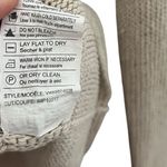 Vince Linen Knit Sweater Women’s Size Small Beige Long Sleeve Lightweight Top Photo 6