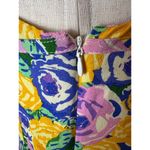 ZARA  Dress Women Medium Purple Yellow‎ Floral Balloon Sleeve Corset Style Mini Photo 9