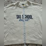 Aerie Women's Long sleeve Pullover Sweater Ski School Dropout Size Medium Cozy Photo 6