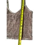 Kimchi Blue  Beige Velvet Sleeveless Crop Top Women's Size Small | 50-23 Photo 5