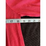 Counterparts  Pink Crochet 3/4 Sleeve Blouse Size Small Shark Hem‎ Boho Photo 5