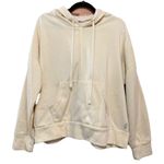 Free People  Movement Work It‎ Out Oversized Hoodie Light Yellow Size Small Photo 3