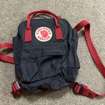 Fjallraven Kanken Black and Red Mini Unisex Backpack Photo 0