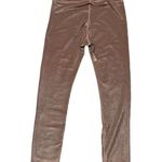 We Wore What NEW Women’s Size Small Chain High Rise Brown Ribbed Leggings Photo 3