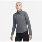 Nike Therma-FIT Gray 1/4 Zip Pullover Running Top Sz Small Long Sleeve Active Photo 7