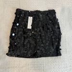 Kate Kasin medium sequin stretch mini skirt bodycon SK 2814 Black Photo 5