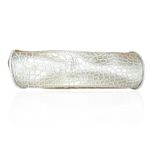 Guess ‎ Vintage Beige Silver Monogram Small Hand Bag Y2K Rare Photo 2