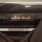 White Birch  | Black Cowl Neck Sweater w/ Checkered Print | Size M? Photo 1