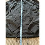 Michael Kors  Women's Jacket‎ Black Jacket Hooded Gold Zippers Logo Sz Small Photo 8