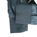 Free People  Black Midnight Bomber Jacket Long Sleeves Cropped Women’s Size XS Photo 6