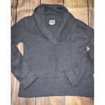 Converse  One Star Womens Medium Gray V-Neck Knit Sweater Photo 0