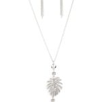 Paparazzi Palm Promenade Silver Lanyard Necklace (43) Photo 1
