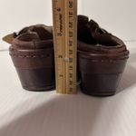 KLOGS brown leather comfort clogs wedge slide on shoe women size 8 M Photo 6